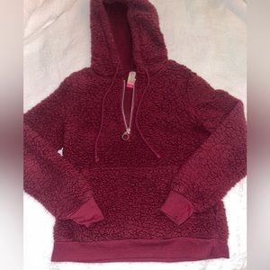 fuzzy sweater